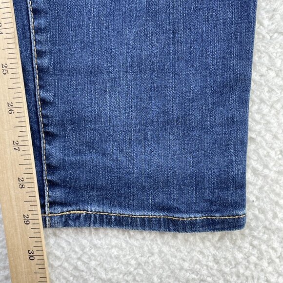AG Adriano Goldschmied Womens 31R The Stilt Cigarette Straight Blue Jeans 25x26 - Picture 7 of 13